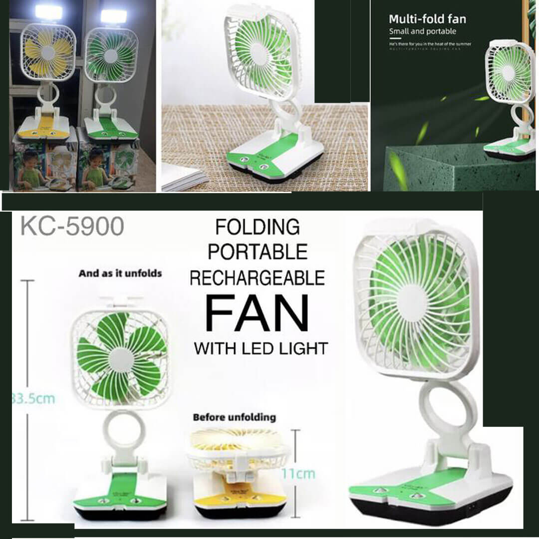 Rechargable folding mini fan PC1010